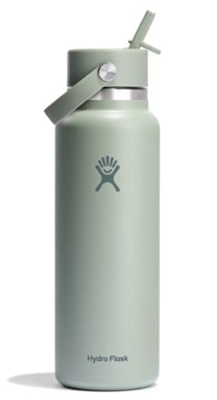 Hydro Flask Wide-Mouth Vacuum Water Bottle with Flex Straw Cap - 40 fl. oz. 0