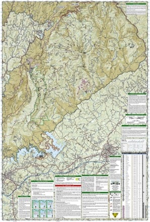 National Geographic Linville Gorge / Mount Mitchell Topographic Map 2