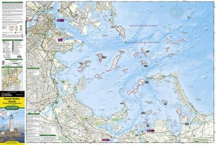 National Geographic Boston Harbor Islands National Recreation Area Topographic Map 2