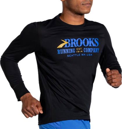 Brooks Distance Graphic Long-Sleeve T-Shirt - Men's 4