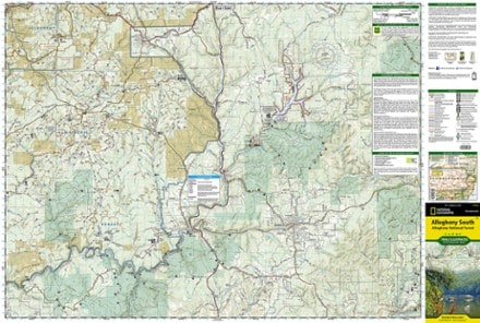 National Geographic Allegheny South: Allegheny National Forest Topographic Map 2