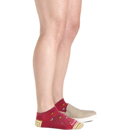 Darn Tough Lucky Lady No-Show Lightweight Lifestyle Socks - Women's 2