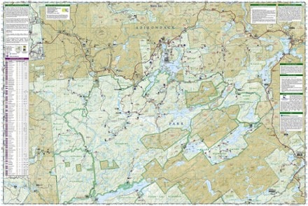 National Geographic Adirondack Park: Old Forge / Oswegatchie Topographic Map 2