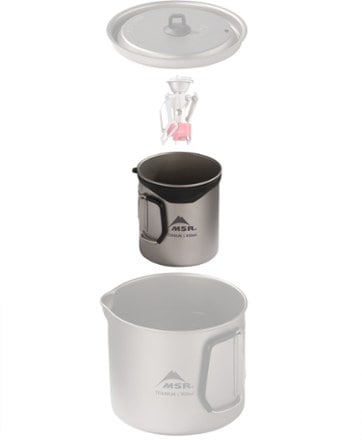 MSR Titan Cup - 450 ml Stove and pot not included