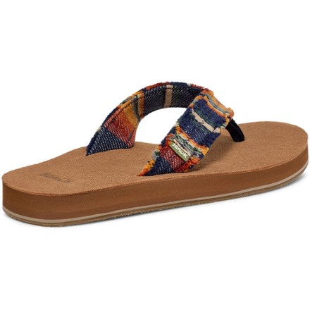 Sanuk Fraid Not Blanket Flip-Flops - Men's 3