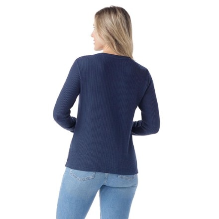 Smartwool Waffle Long-Sleeve Henley Shirt - Women's 2