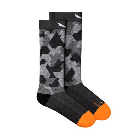 Salewa Pedroc Camo Merino Crew Socks - Men's 0