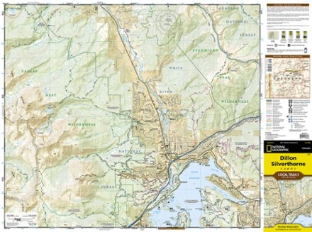 National Geographic Dillon and Silverthorne Local Trails Map & Guide 2