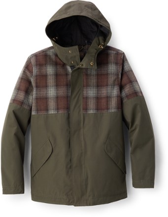 pendleton hood river wool blend water resistant shirt jacket