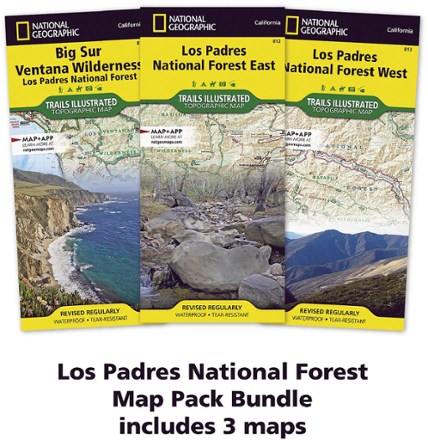 National Geographic Los Padres National Forest Map Pack 1