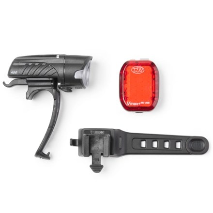 NiteRider Swift 450 Headlight and Vmax+ 180 Taillight Set 3