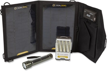 Goal Zero Guide 10 Plus Adventure Kit with Solo Flashlight REI Coop