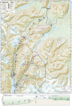 National Geographic Chilkoot Trail/Klondike Gold Rush National Historic Park Topographic Map 1