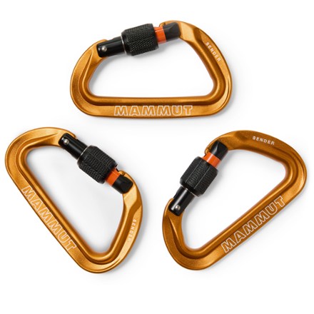 Mammut Sender Screwgate Carabiner - Package of 3 1