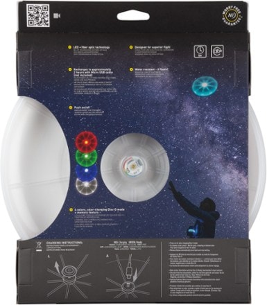 Nite Ize Flashflight Rechargeable Light-Up Flying Disc - Disc-O Tech 6