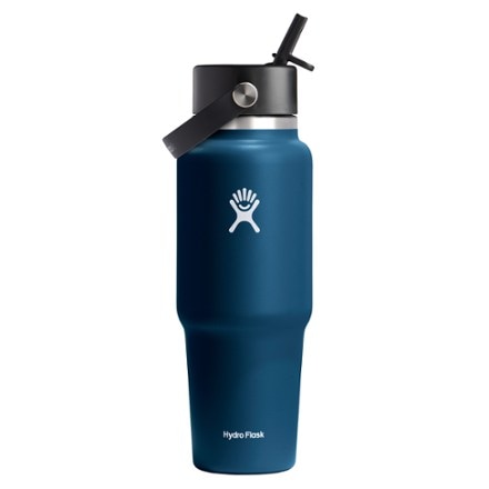 Hydro Flask Wide-Mouth Travel Bottle with Flex Straw Cap - 32 fl. oz. 0