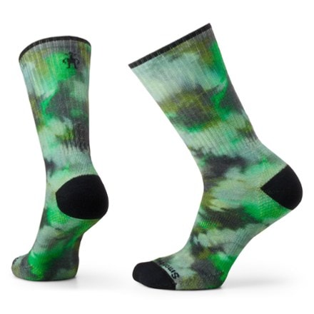 Smartwool Athletic Far Out Tie Dye Print Crew Socks 0