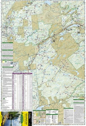 National Geographic Adirondack Park: Old Forge / Oswegatchie Topographic Map 1