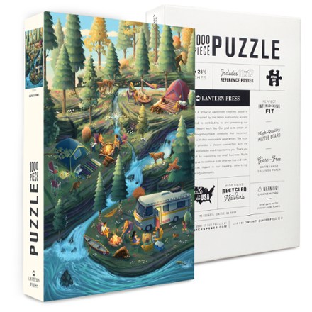 Lantern Press Camping Company Puzzle - 1,000 Pieces 0