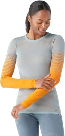 Smartwool Intraknit Thermal Merino Pattern Crew Base Layer Top - Women's 1