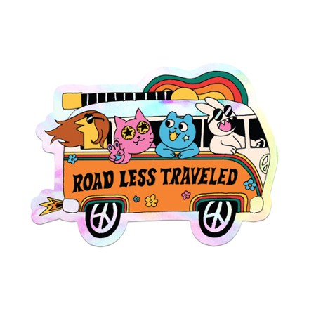 Apply Stickers The Road Less Traveled Sticker 0