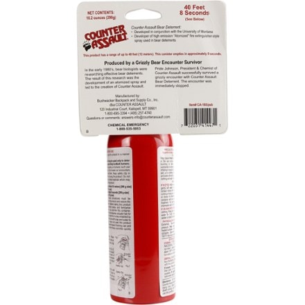 Counter Assault Bear Deterrent Spray - 10.2 fl. oz. 2