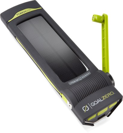 solar charge flashlight