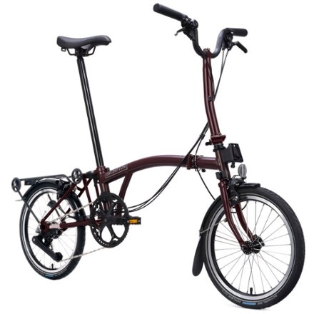 Brompton C Line 4-Speed Mid Handlebar Bike with Rack 2