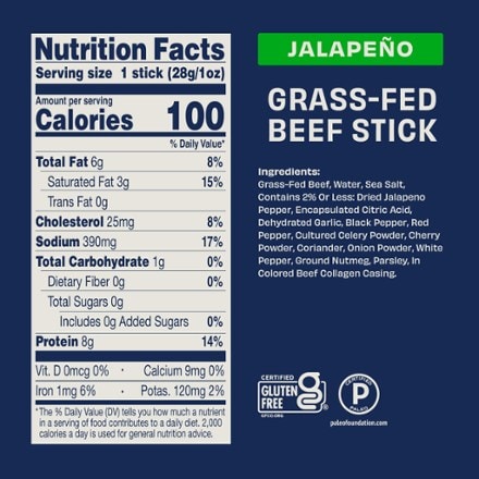 Country Archer Jerky Co. Jalapeno Beef Stick - 1 oz. 2