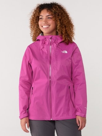 North face purple windbreaker best sale