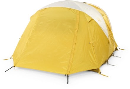 REI Co-op Base Camp 4 Tent Back view with rainfly on