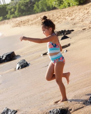 Nani Mini Cut Back Crop Swimsuit Set - Girls' 4