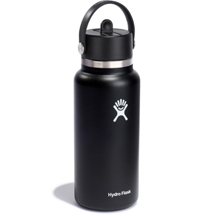 Hydro Flask Wide-Mouth Vacuum Water Bottle with Flex Straw Cap - 32 fl. oz. 0