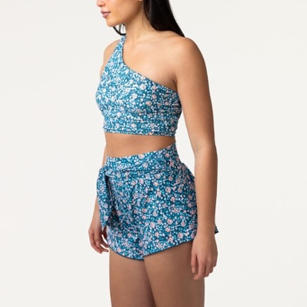 Nani One-Shoulder Crop Swimsuit Top - Women's Bottoms not included