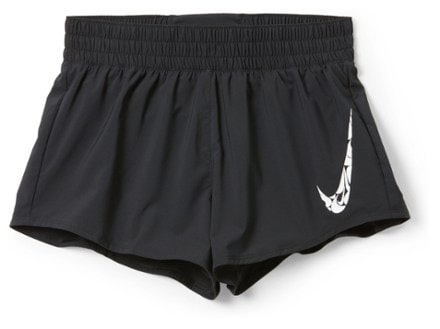 Nike One Swoosh HBR Mid-Rise Brief-Lined Shorts - Women's 0