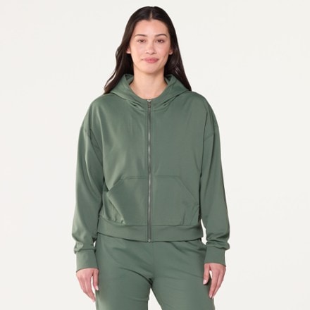 Vuori Halo Modern Full-Zip Hoodie - Women's 1