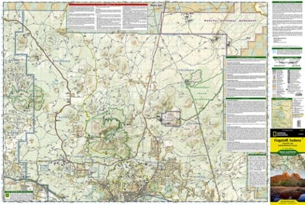 National Geographic Flagstaff / Sedona Topographic Map 1