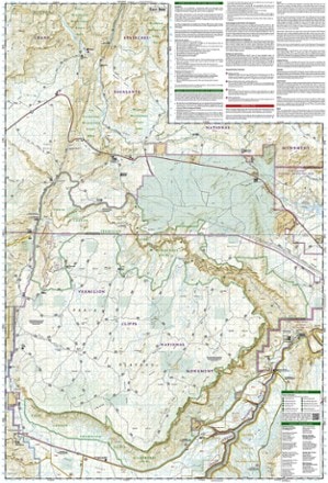 National Geographic Paria Canyon and Kanab Topographic Map 2