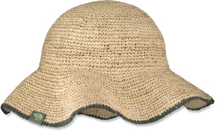 raffia crusher hat