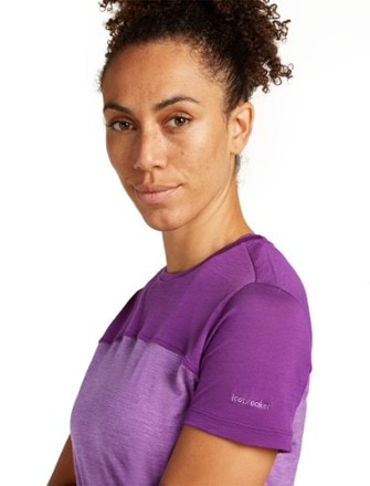 Icebreaker Merino 125 Cool-Lite Sphere III Color Block T-Shirt - Women's 4