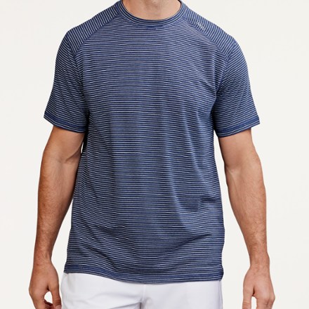 tasc Performance Carrollton Fitness T-Shirt Mini Stripe - Men's 0
