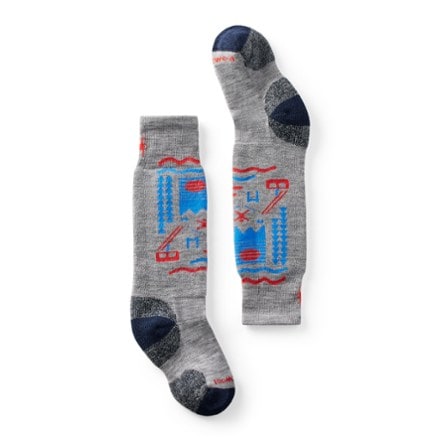 Smartwool Wintersport Full Cushion Ski Day Over The Calf Socks - Kids' 0