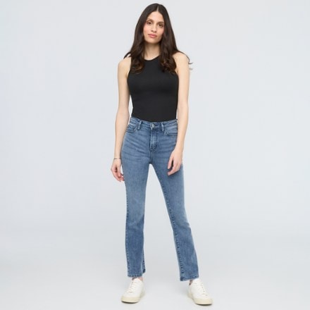 DUER No Sweat Denim High-Rise Kick Flare Pants - Women's 3