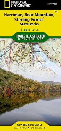 National Geographic Harriman, Bear Mountain and Sterling Forest State Parks Trail Map 0