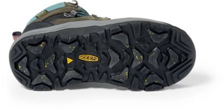 KEEN Revel IV Mid Polar Boots - Women's Sole view (Magnet/North Atlantic)