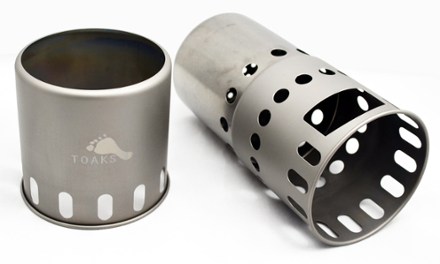 TOAKS Titanium Backpacking Wood Burning Stove 5