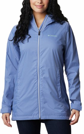 Switchback lined long hot sale jacket