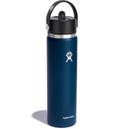 Hydro Flask Wide-Mouth Vacuum Water Bottle with Flex Straw Cap - 24 fl. oz. 1