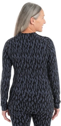 Icebreaker Merino 260 Vertex Long-Sleeve Crewe Glacial Flow Base Layer Top - Women's 2