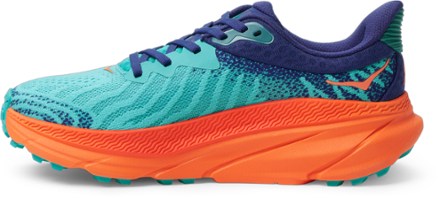 Challenger 7 Trail-Running Shoes - Women's [Left view (Ceramic/Vibrant Orange)]